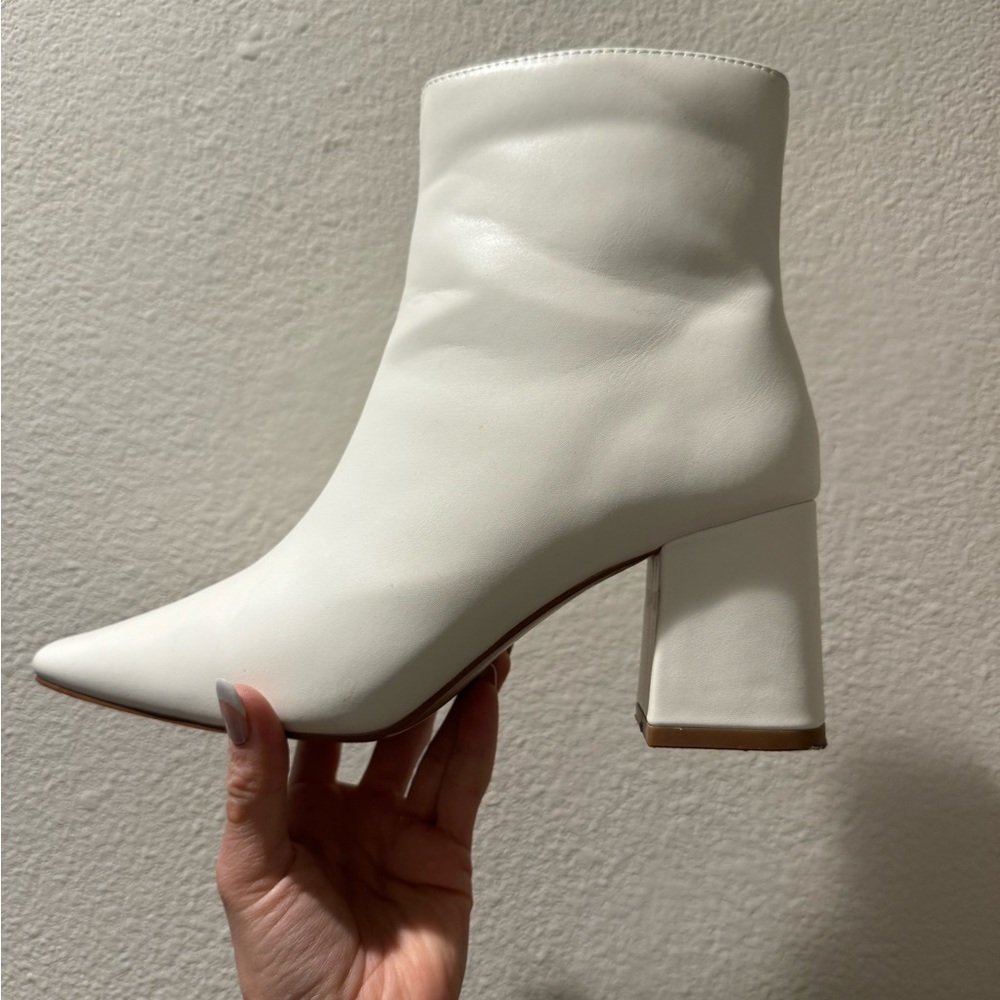 White Bootie (Journee Collection-Haylinn Boot)